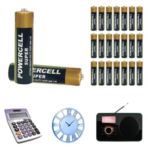 21 PCS Super Extra Heavy Duty AAA Batteries 1.5V Wholesale Triple A Battery Bulk