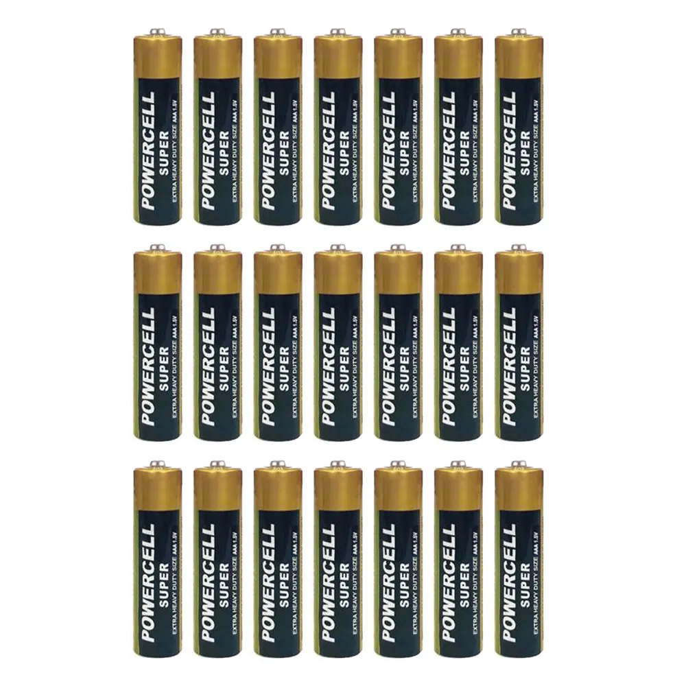 21 PCS Super Extra Heavy Duty AAA Batteries 1.5V Wholesale Triple A Battery Bulk