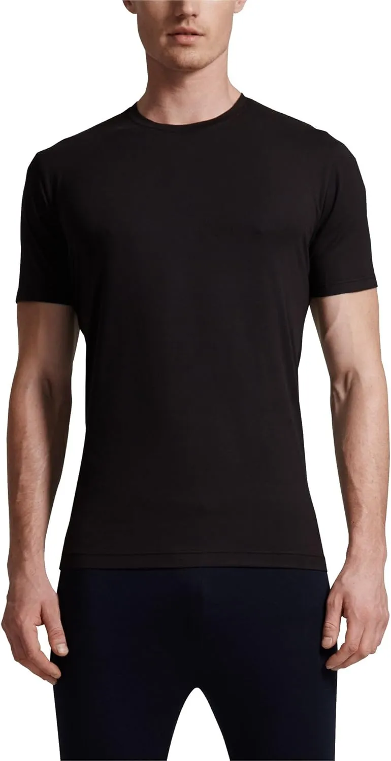32Degrees Weatherproof Mens Short Sleeve Crew Neck Cool Tee, 2 Pack, Black and Black, XX-Large