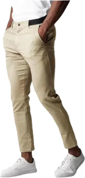Active Chinos Pants for Men, Elasticity Slim Fit Pants Pants for Men,Slim fit Dress Pants for Men