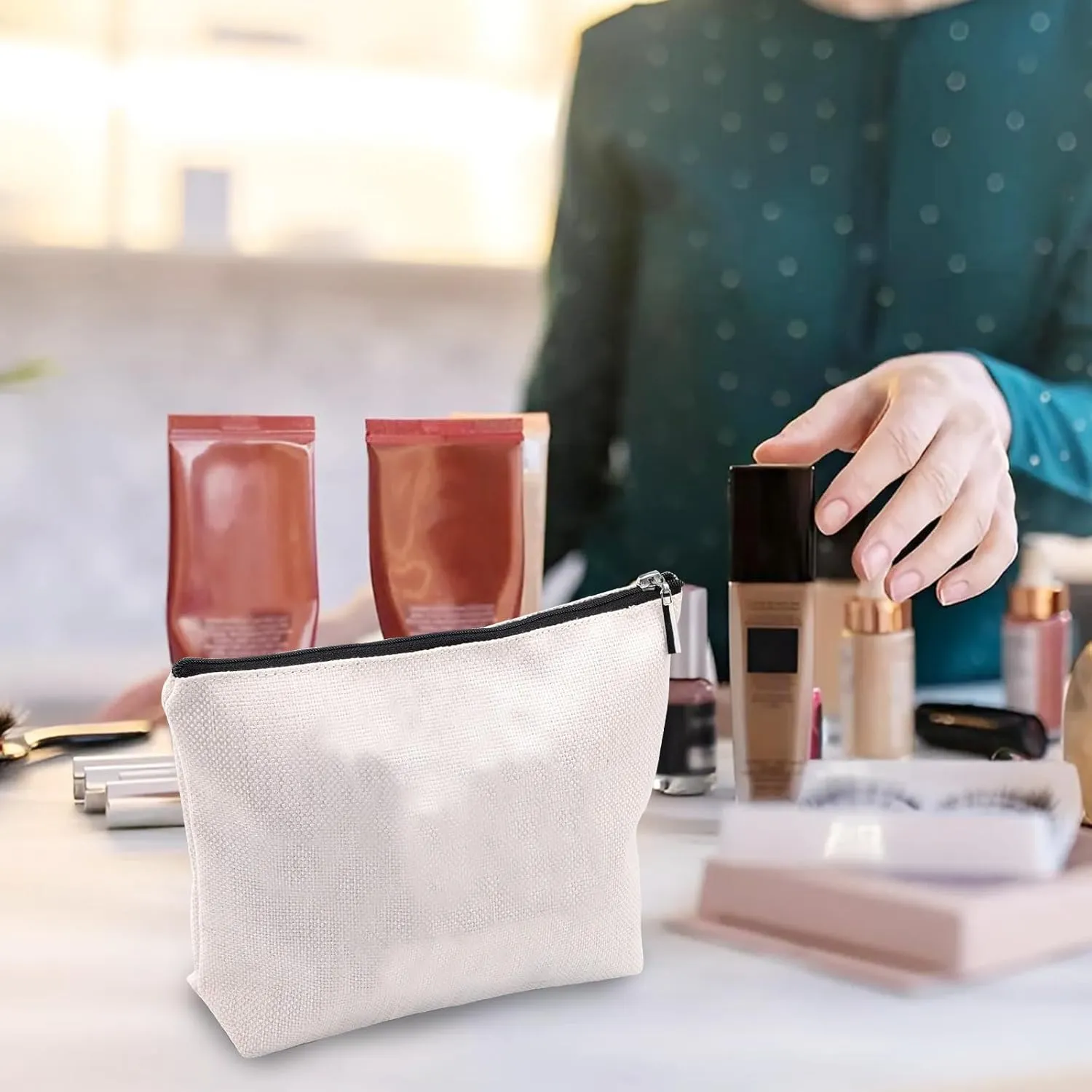 All I Need Is This Cat Makeup Bag, Cute Pets Gifts For Cat Lovers, Cute Cats Makeup Pouch, Travel Toiletry Bag With Zipper, Birthday Anniversary Christmas Gifts For Best Friend Bestie Her