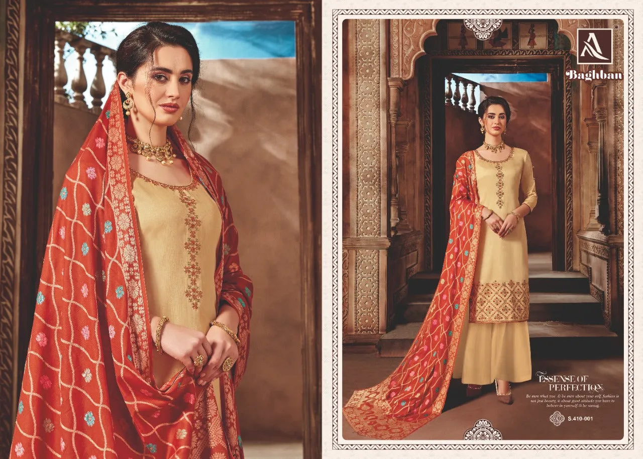 Alok Suit Baghban Attractive Trendy Salwar Suits Collection