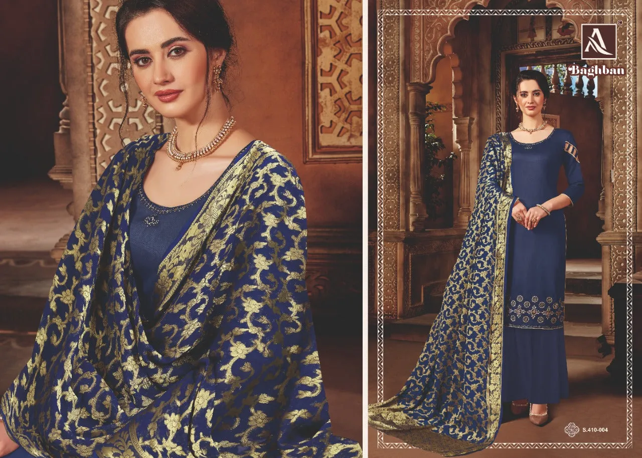 Alok Suit Baghban Attractive Trendy Salwar Suits Collection