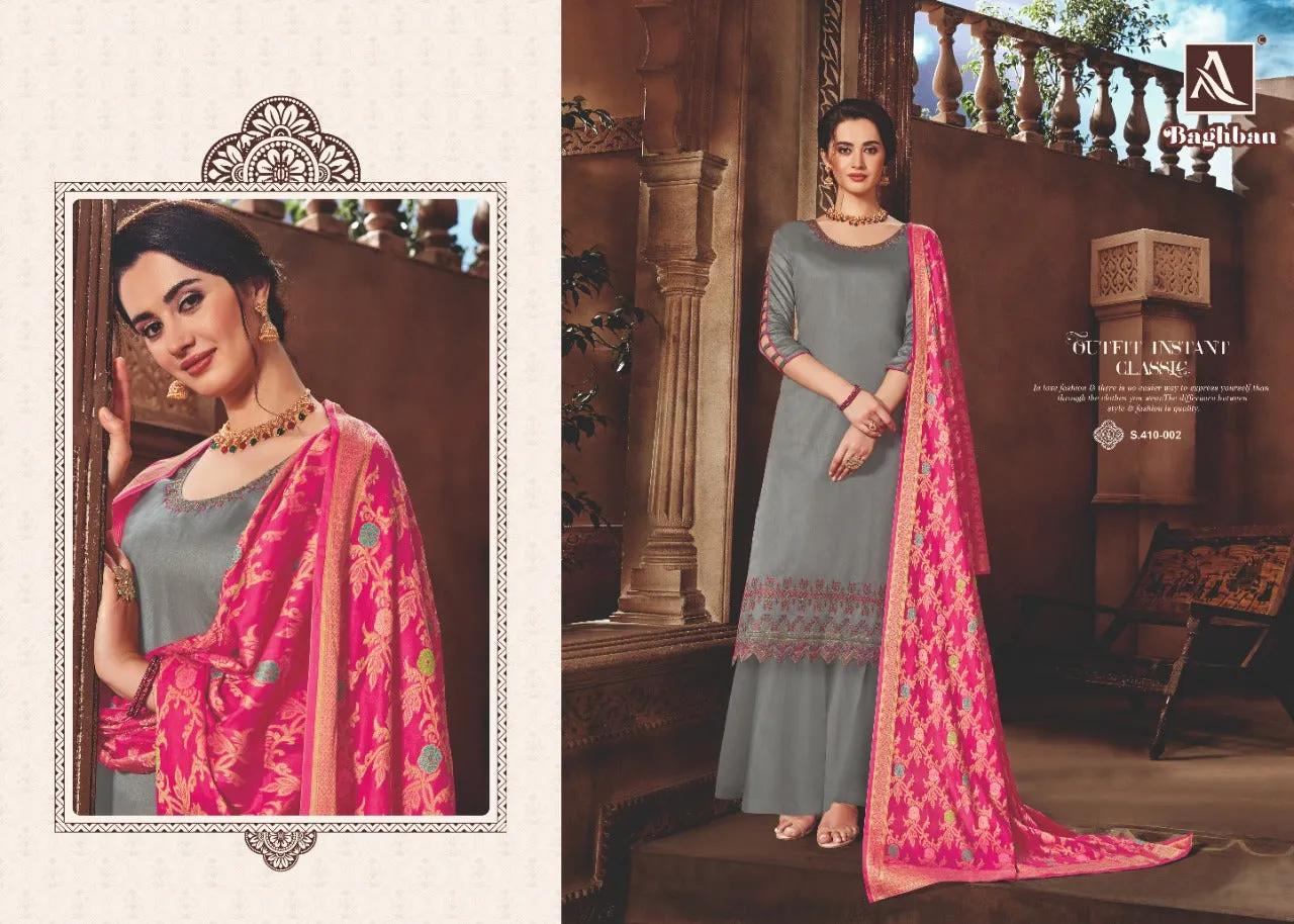 Alok Suit Baghban Attractive Trendy Salwar Suits Collection