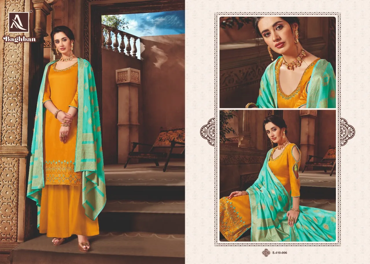 Alok Suit Baghban Attractive Trendy Salwar Suits Collection
