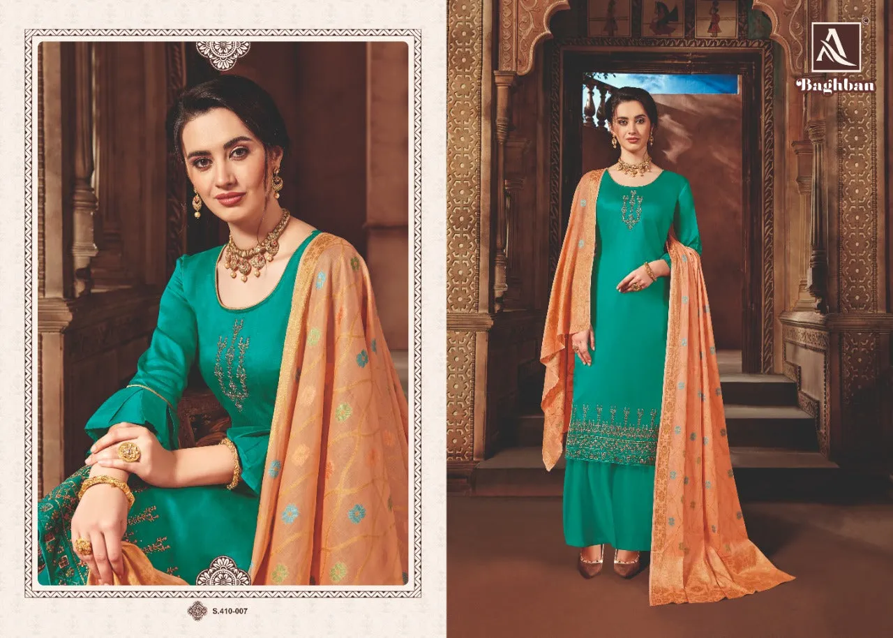 Alok Suit Baghban Attractive Trendy Salwar Suits Collection