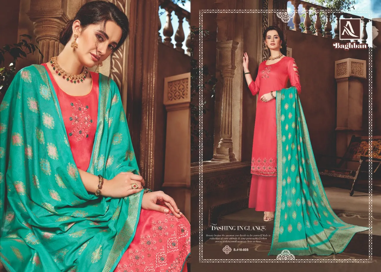 Alok Suit Baghban Attractive Trendy Salwar Suits Collection