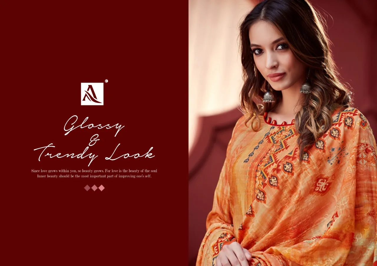 Alok Suit Ikat Stylish Look Attractive And Modern Style Salwar Suits Collection