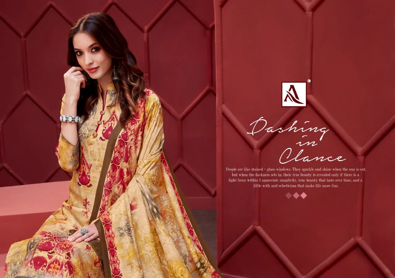 Alok Suit Ikat Stylish Look Attractive And Modern Style Salwar Suits Collection