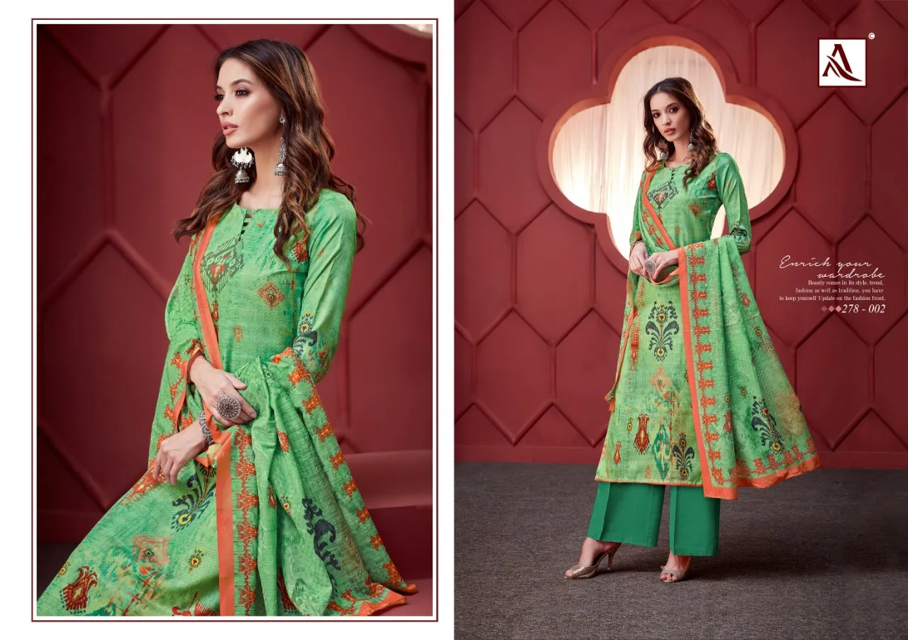 Alok Suit Ikat Stylish Look Attractive And Modern Style Salwar Suits Collection