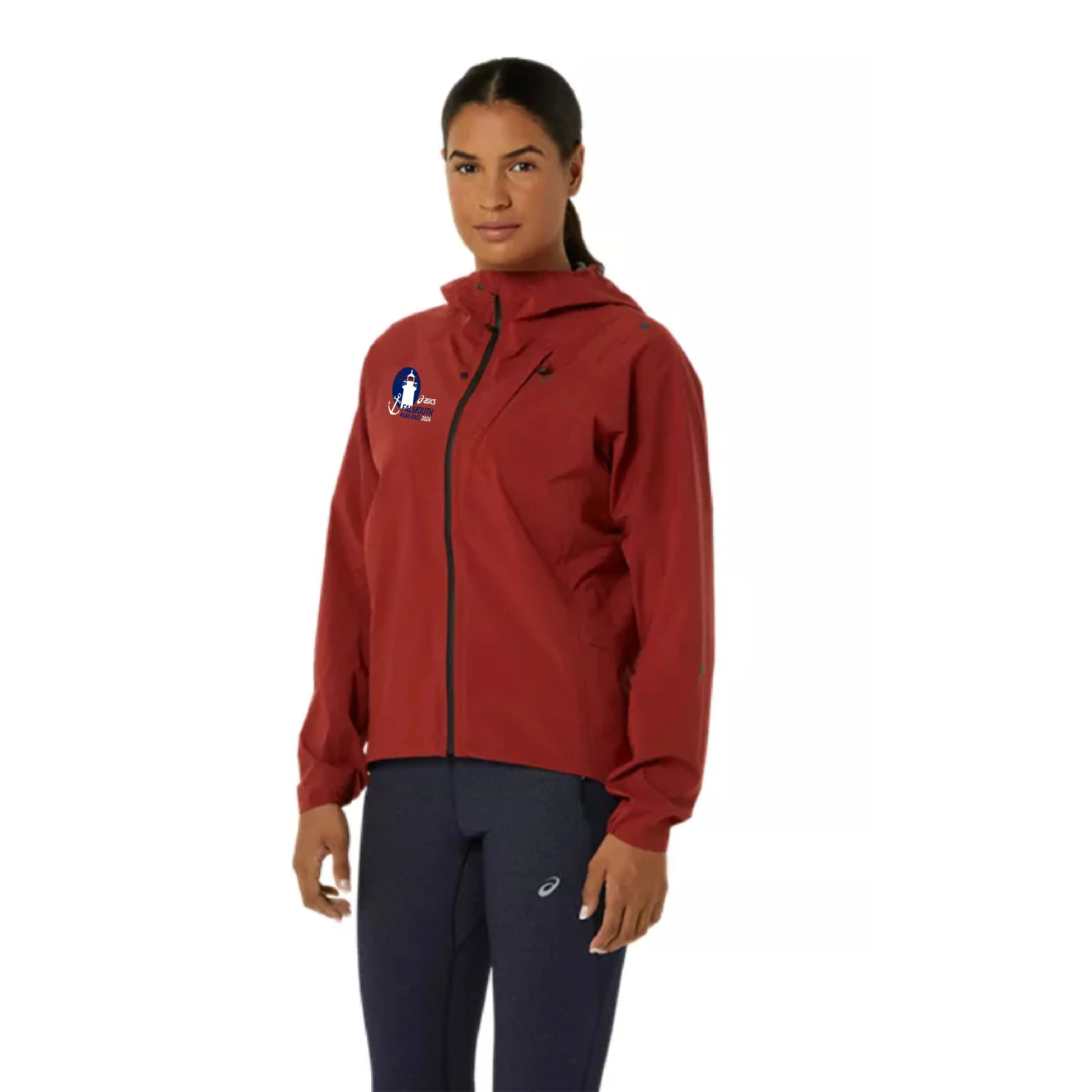 ASICS Women's Falmouth Road Race 2024 Metarun Waterproof Jacket (2012D092-600) FRR21 (POS)