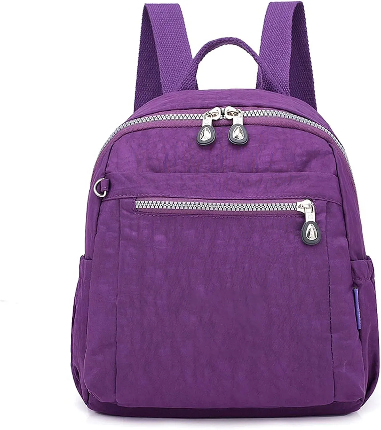 Backpack for women 1pc Casual Women's Ultra-light waterproof nylon travel bag (Purple)