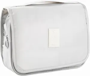BEANGEL Hanging Travel Toiletry Bag, Large Capacity Washable Organizer, Light Gray