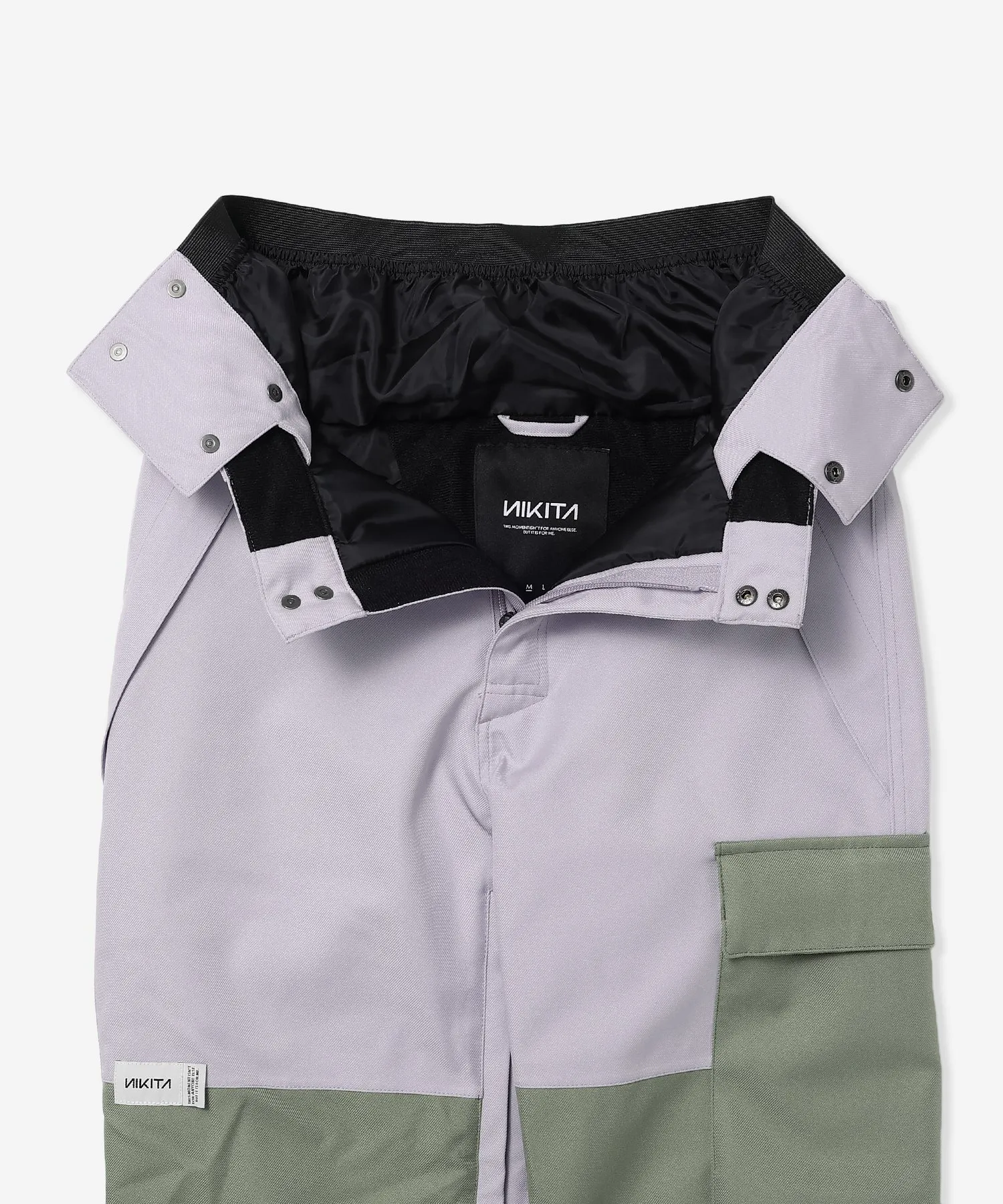 BLOCKING SNOW PANT - PURPLE
