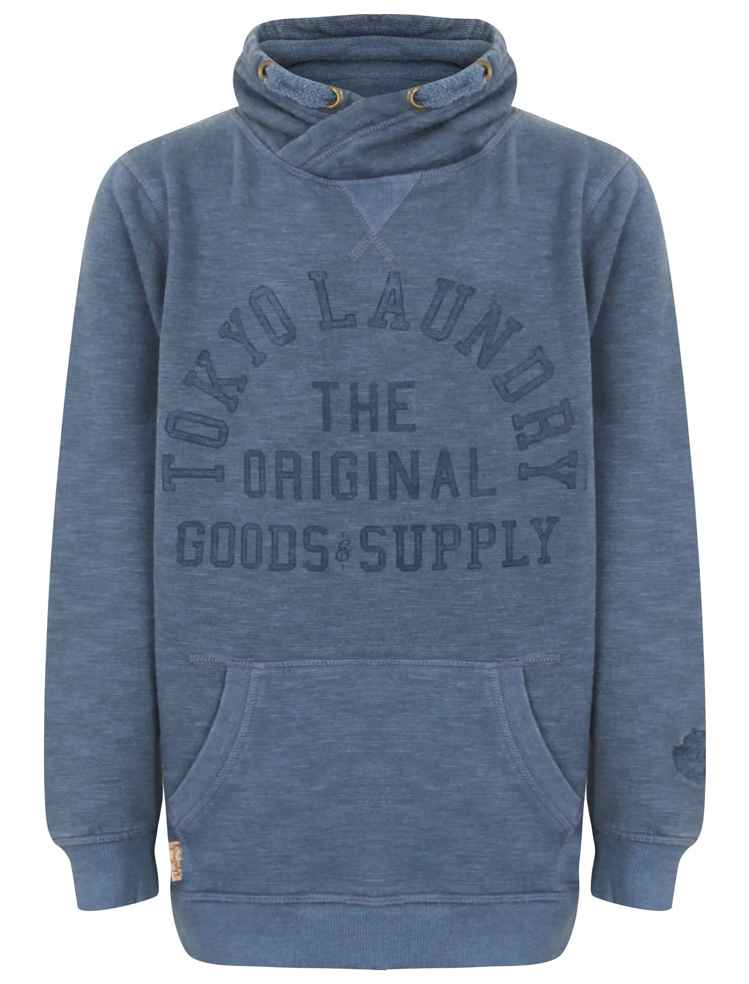 Boys K-Nassau Bay Pullover Hoodie in Washington Blue - Tokyo Laundry Kids