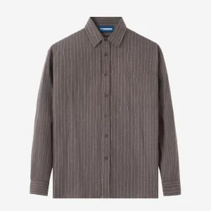 Breakfast Club Long Sleeve Shirt - Grey Stripes