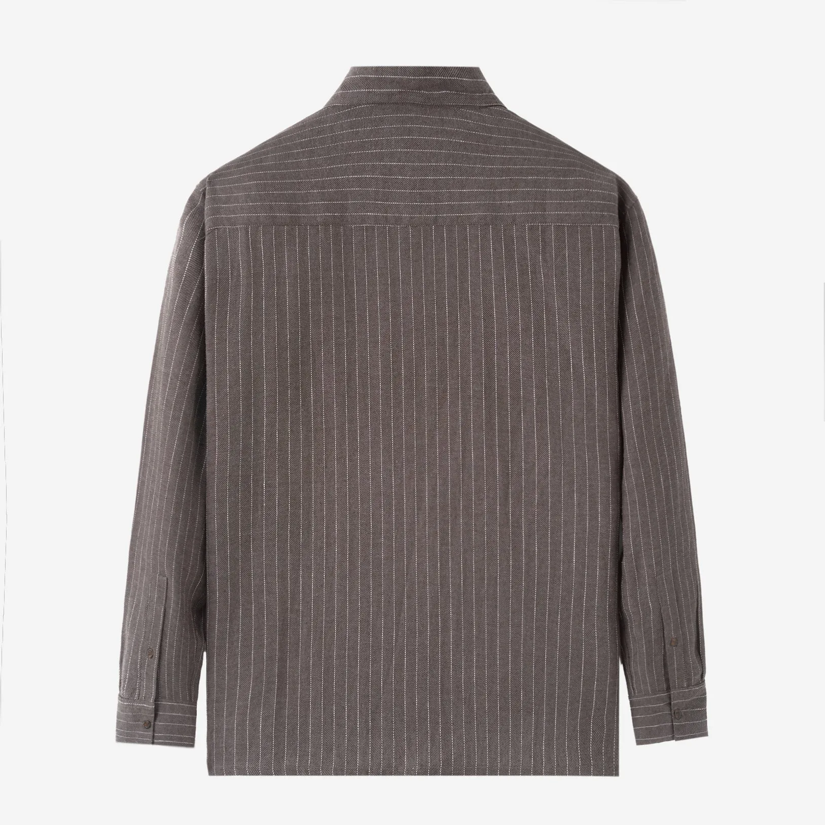 Breakfast Club Long Sleeve Shirt - Grey Stripes