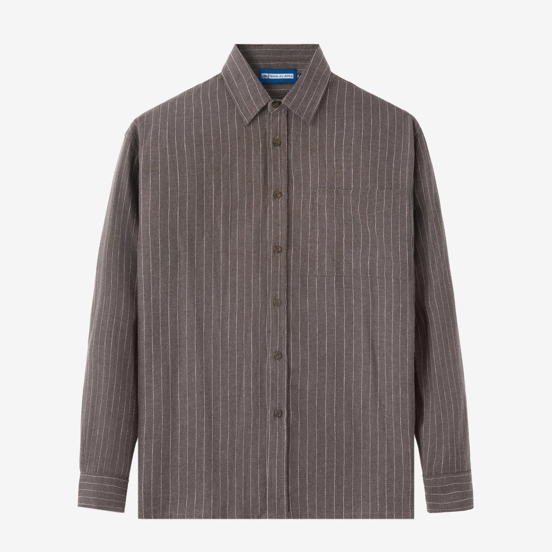 Breakfast Club Long Sleeve Shirt - Grey Stripes
