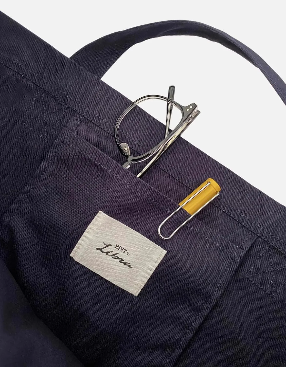 Bright Color Reusable Cotton Tote, Casual Shoulder Work daily bag, Grocery Bag with Inside Pocket, Vibe Check