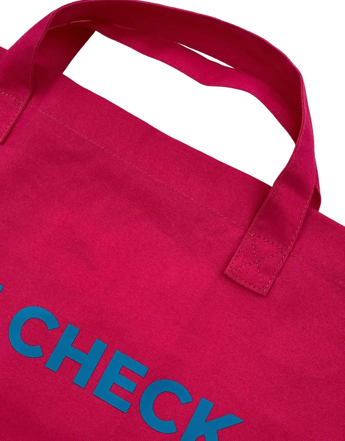 Bright Color Reusable Cotton Tote, Casual Shoulder Work daily bag, Grocery Bag with Inside Pocket, Vibe Check