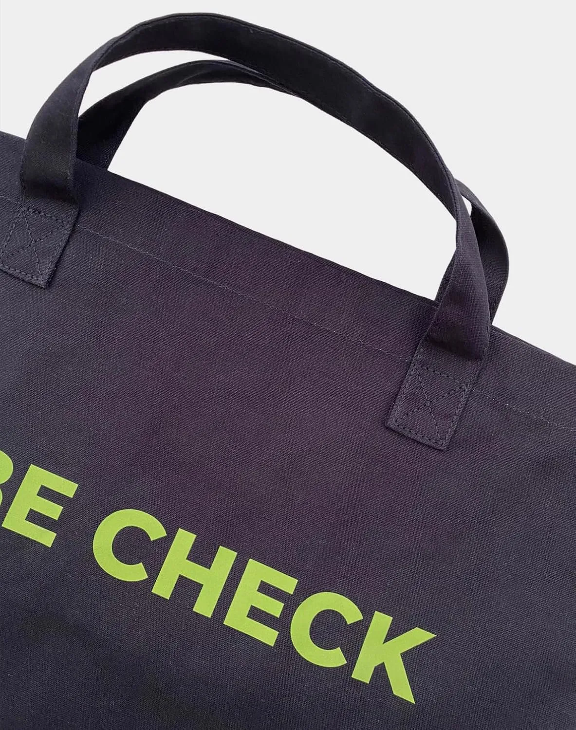 Bright Color Reusable Cotton Tote, Casual Shoulder Work daily bag, Grocery Bag with Inside Pocket, Vibe Check