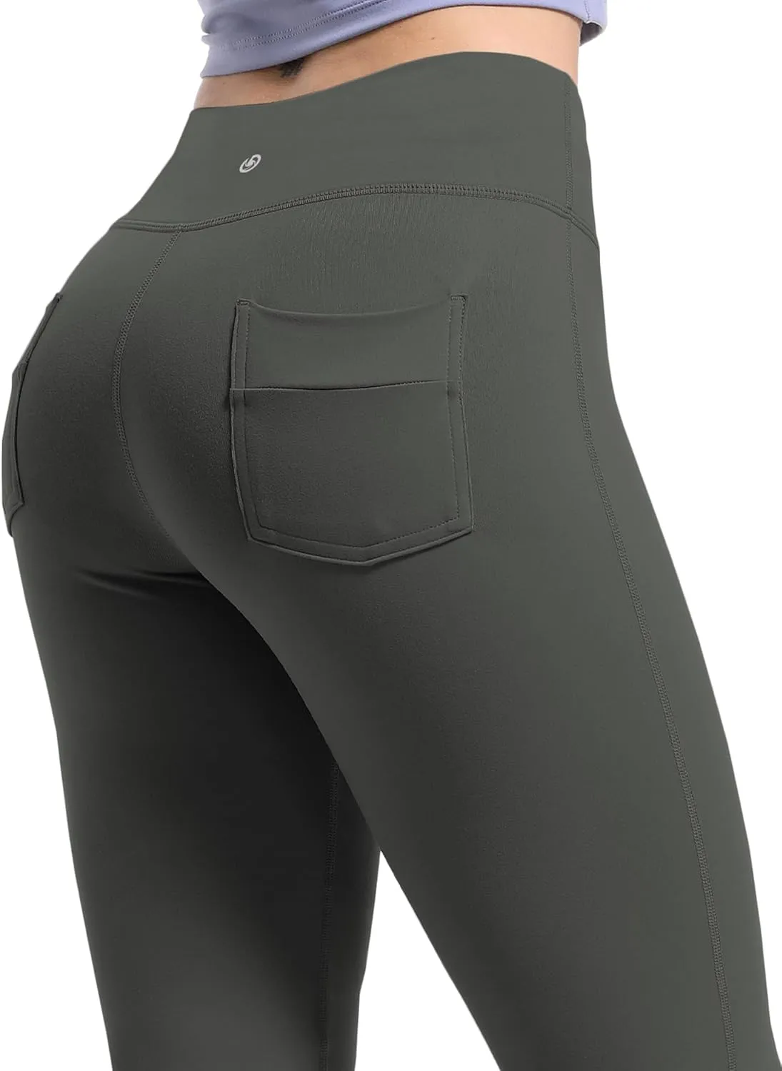 BUBBLELIME 29"/31"/33"/35"/37" Women's High Waist Straight Leg Yoga Pants Tummy Control Workout Pants with Pockets