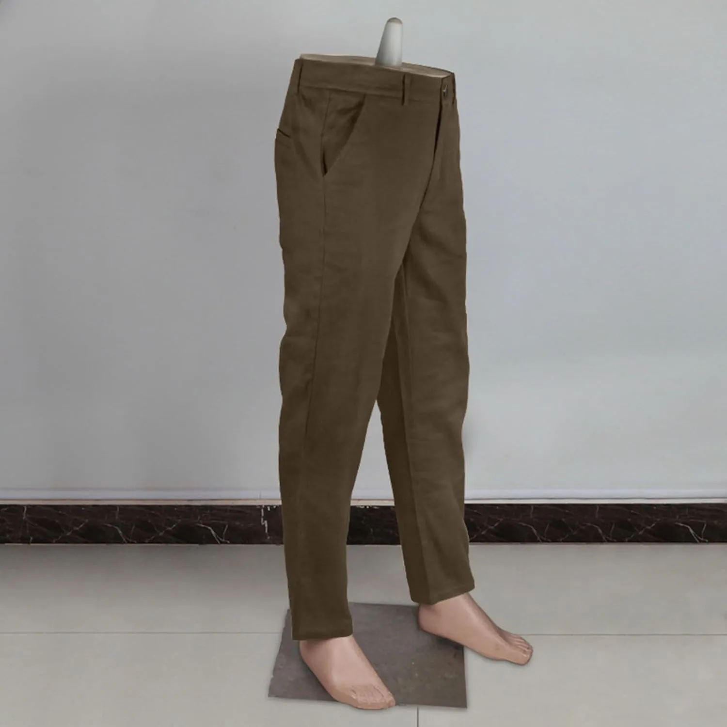 Business Casual Suit Pants for Men Slim Fit Formal Work Dress Pants Gentle Bridegroom Wedding Guest Straight Trousers