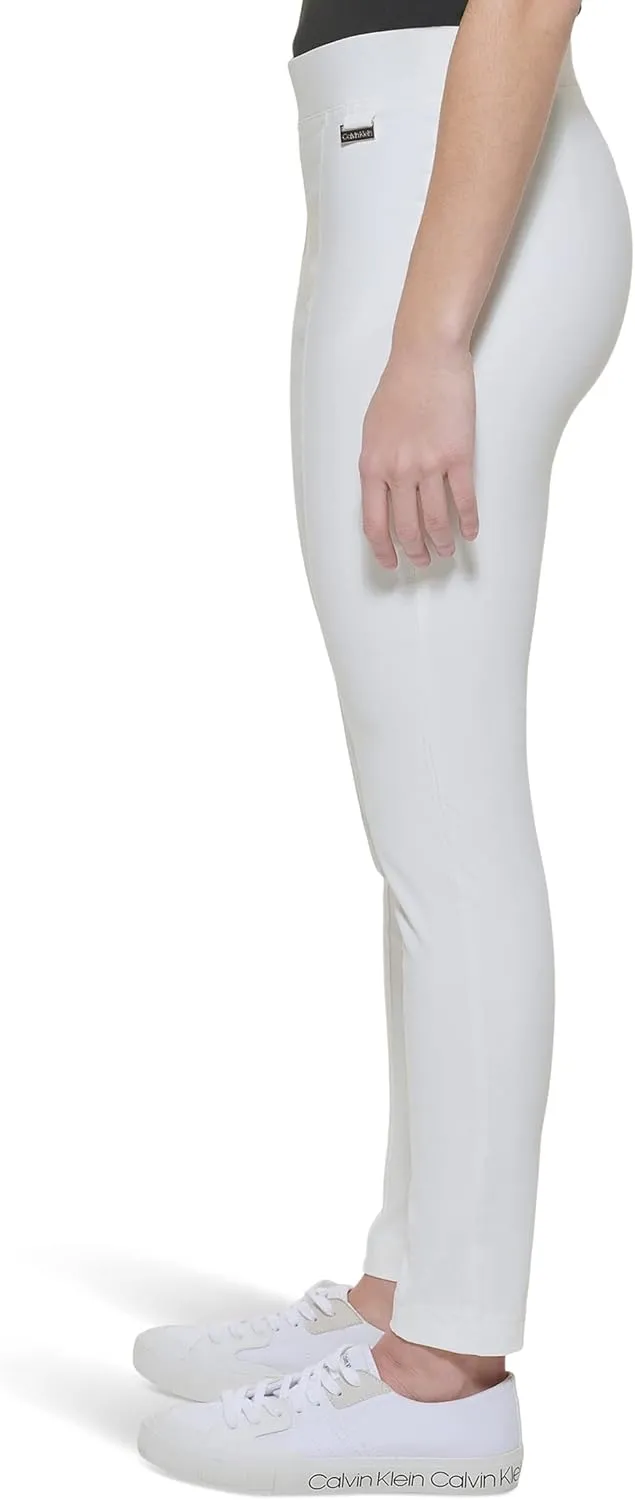 Calvin Klein Women's Everyday Ponte Fitted Pants