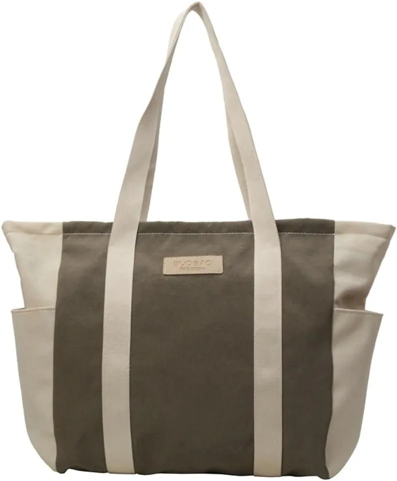 Canvas Hobo Bag for Women Tote Bag Retro Shoulder Bag Slouchy Top Handle Handbag Purse Work Travel