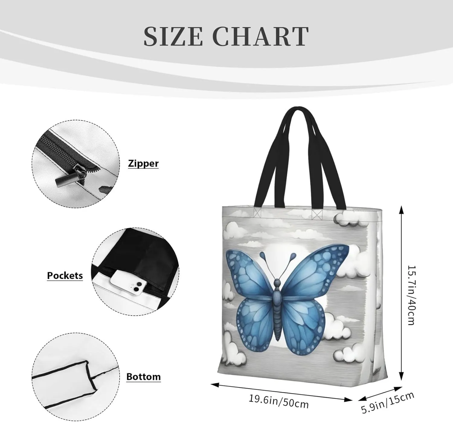 Cartoon Frog Print Tote Bag Casual Shoulder Bag Handbag Reusable Shopping Travel Bag Gifts For Women
