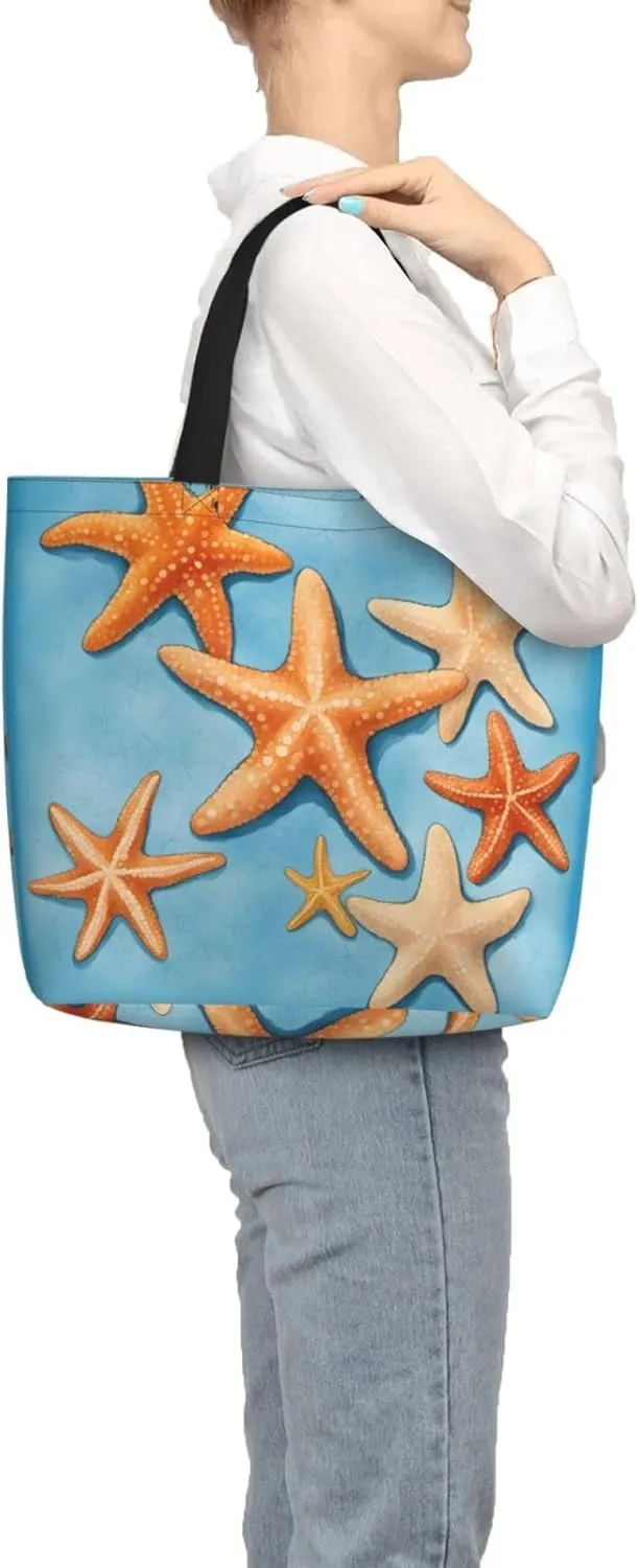 Cartoon Frog Print Tote Bag Casual Shoulder Bag Handbag Reusable Shopping Travel Bag Gifts For Women