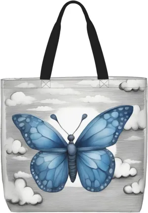 Cartoon Frog Print Tote Bag Casual Shoulder Bag Handbag Reusable Shopping Travel Bag Gifts For Women