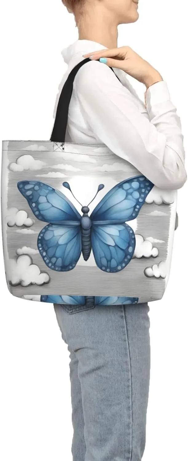 Cartoon Frog Print Tote Bag Casual Shoulder Bag Handbag Reusable Shopping Travel Bag Gifts For Women