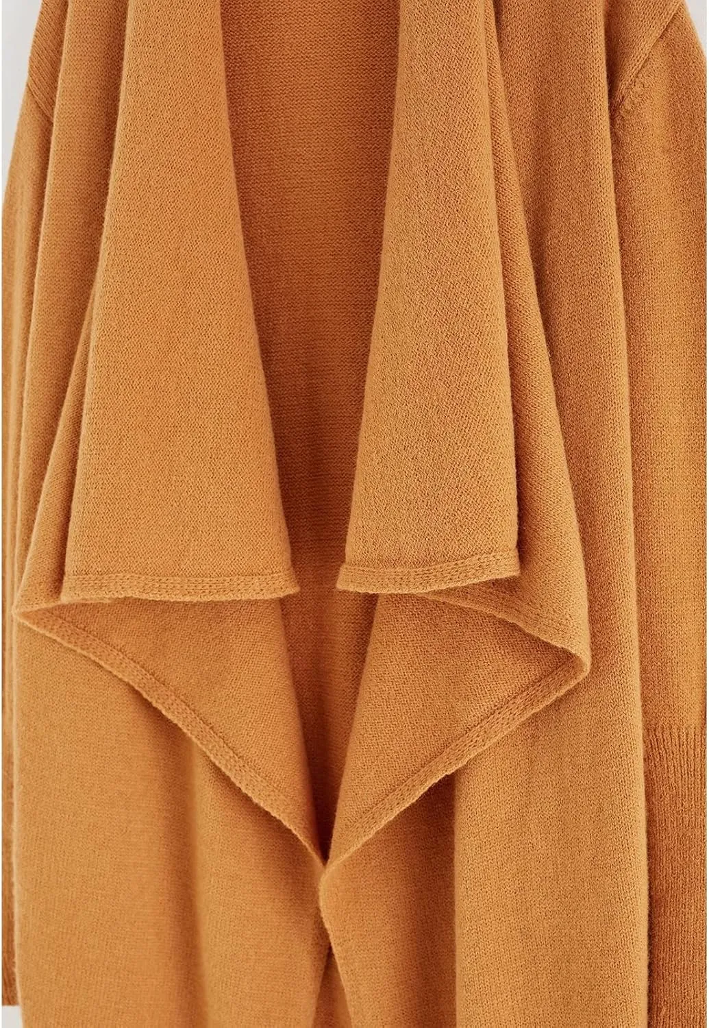 CHICWISH Women's Open Front Waterfall Longline Knit Cardigan Coatigan Light Jacket