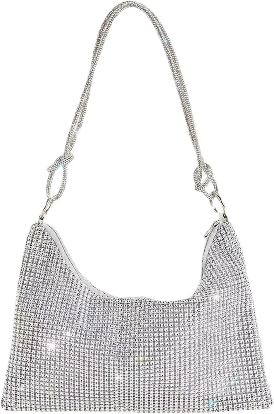 Clutch Purses for Women Stylish Armpit Bag with Diamond Inlaid Small One Shoulder Dinner Purse for Fashion Enthusiasts