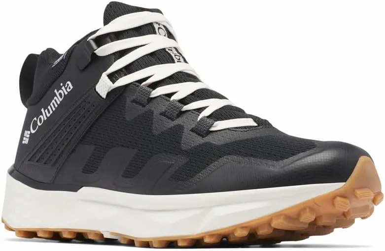 Columbia Mens Facet 75 Outdry Mid Waterproof Hiking Shoe, Black/Light Sand, 10.5