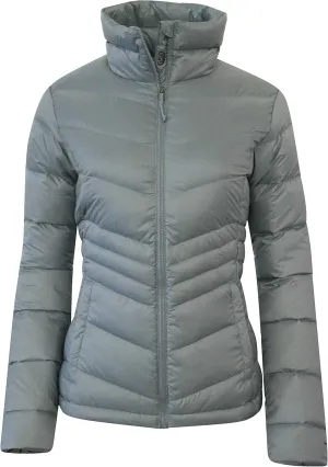 Columbia Womens Polar Freeze Ski Down Winter Jacket Omni Heat (S, LIGHT GREY)
