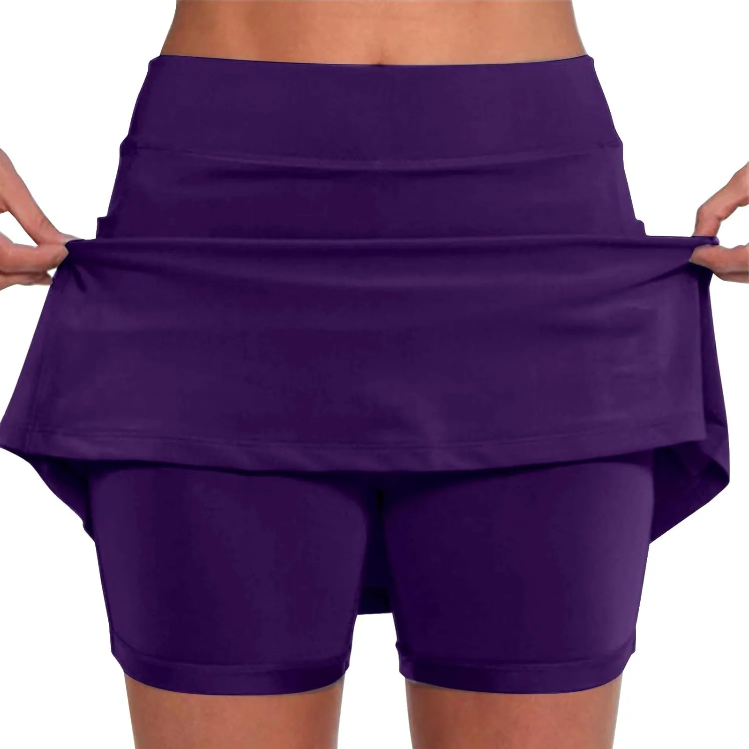 Cotton Linen Capri Pants for Women Casual Summer New Dress Shorts Skirts Lightweight High Waist Yoga Pants Leggings