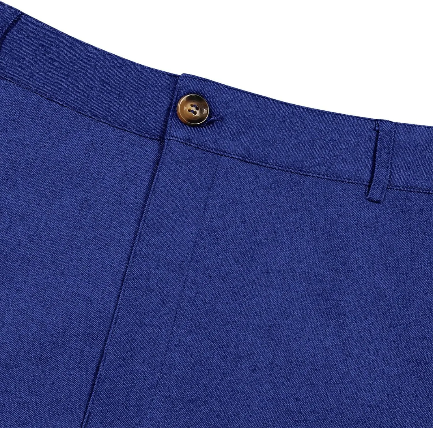 Cotton Mens Slim Fit Casual Chinos Pants with Button Closure and Pockets for Daily Wear