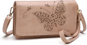 Crossbody Bags For Women Wristlet Wallet Phone Purse Shoulder handbags Multi-Function Small RFID Clutch Card Holder