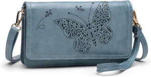 Crossbody Bags For Women Wristlet Wallet Phone Purse Shoulder handbags Multi-Function Small RFID Clutch Card Holder