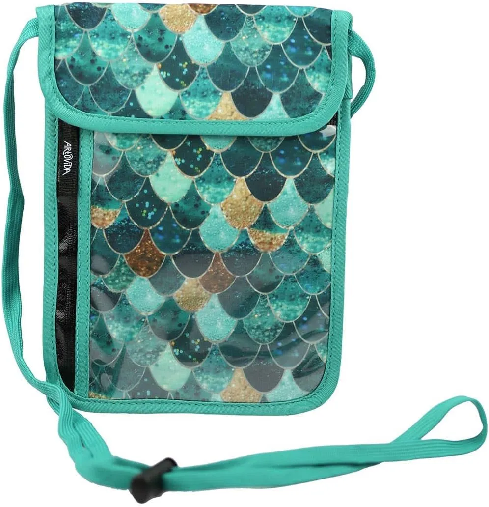 Crossbody Concert/Stadium Bag with Strap for Cash, Credit Cards, Makeup and Phone - by Monika Strigel (Germany) Really Mermaid