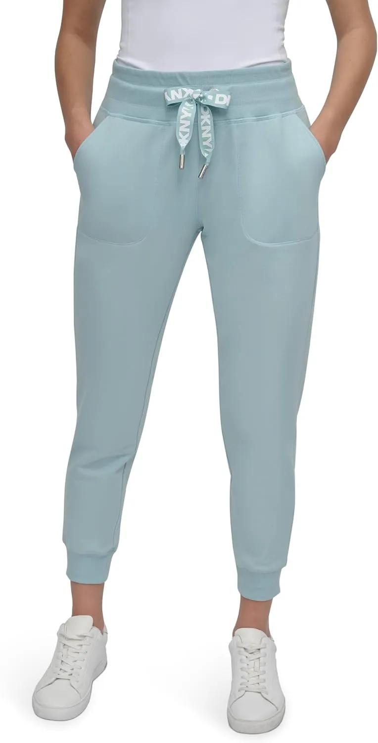 DKNY Fleece Joggers, Light Sweatpants for Women