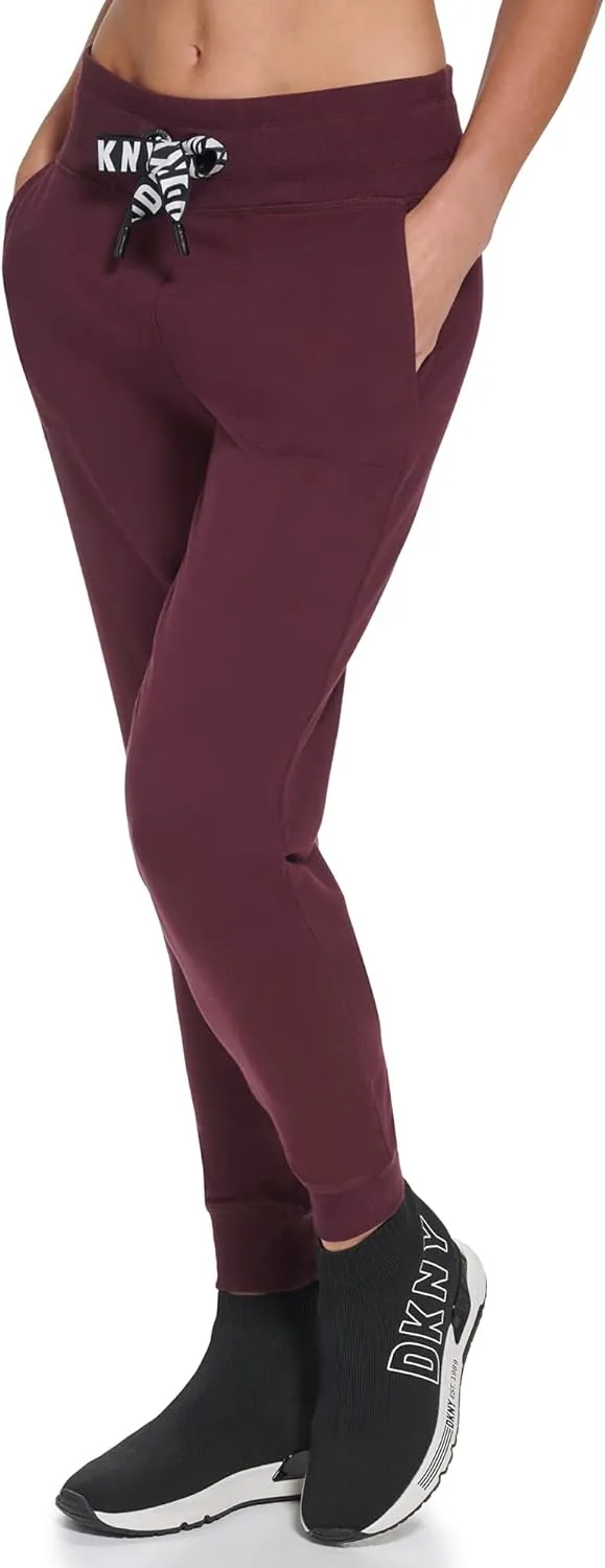 DKNY Fleece Joggers, Light Sweatpants for Women