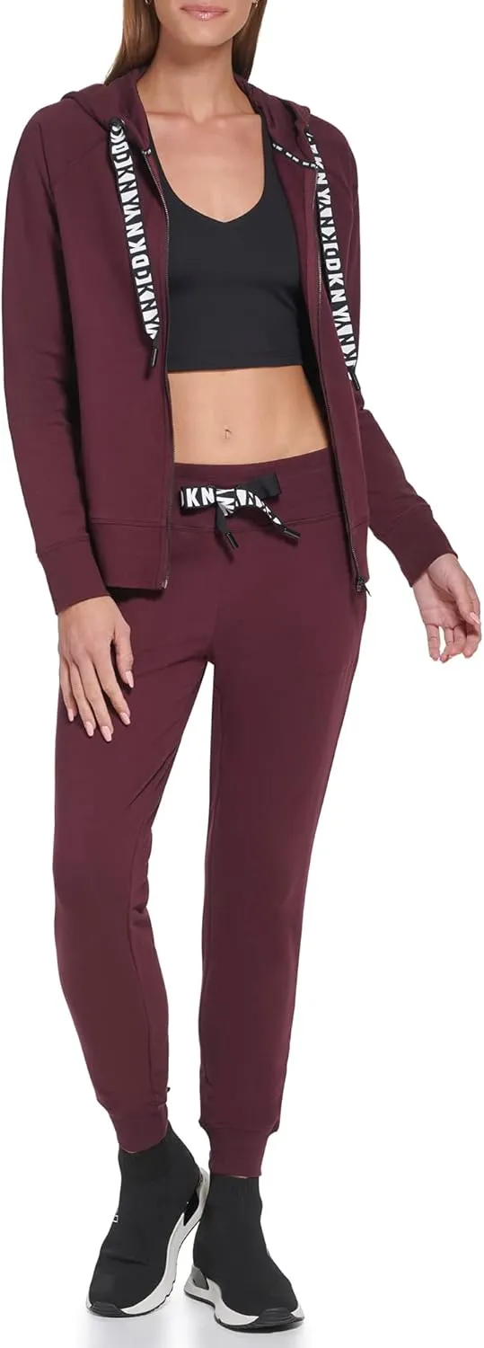 DKNY Fleece Joggers, Light Sweatpants for Women