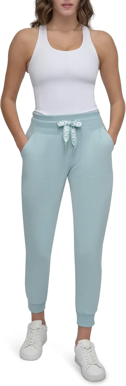 DKNY Fleece Joggers, Light Sweatpants for Women