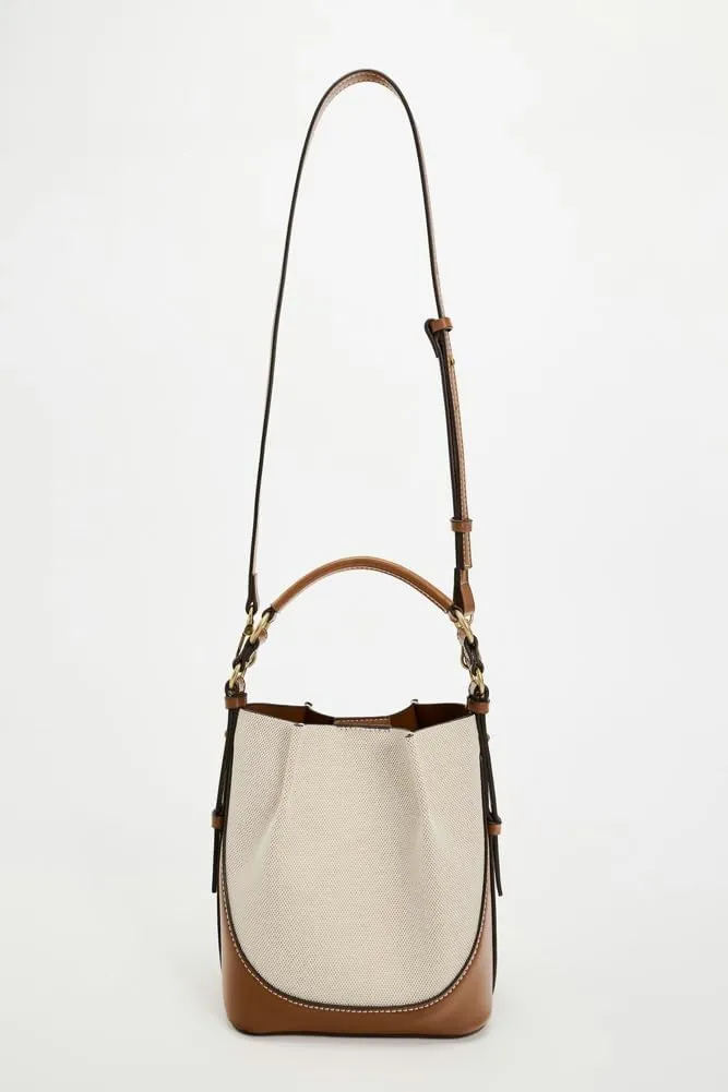 Drawstring Bucket Bag Wide Shoulder Strap Crossbody Bag Brown Tote Bag Clutch Bag Top Handle Handbag Purse