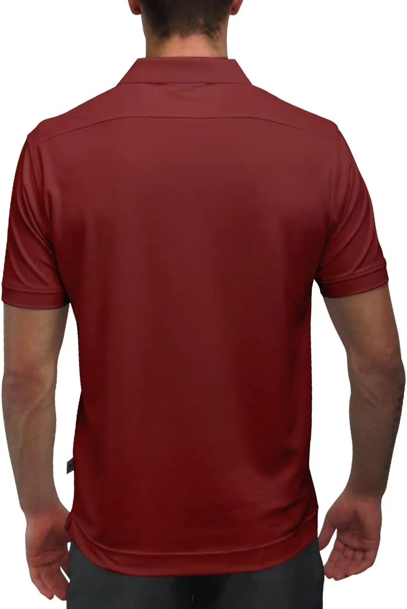 Dry Fit Short Sleeve Golf Polo Shirt for Men, Moisture Wicking Performance, Great for Sports and Outdoor Activities - ProDry