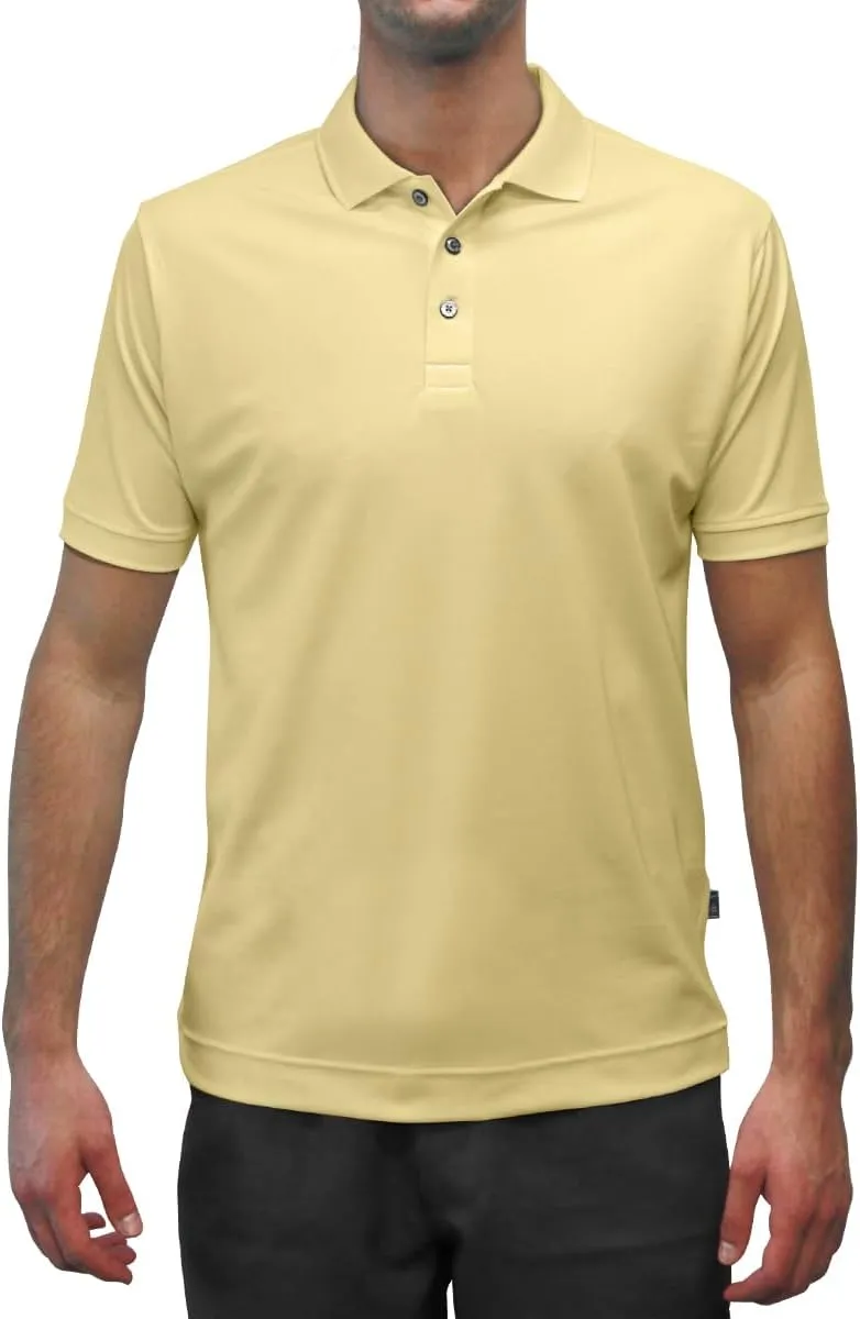 Dry Fit Short Sleeve Golf Polo Shirt for Men, Moisture Wicking Performance, Great for Sports and Outdoor Activities - ProDry