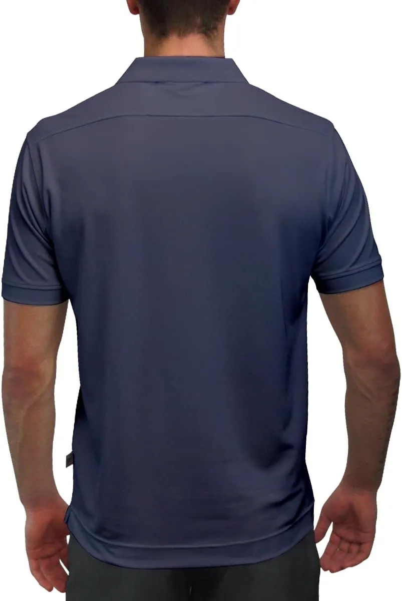 Dry Fit Short Sleeve Golf Polo Shirt for Men, Moisture Wicking Performance, Great for Sports and Outdoor Activities - ProDry